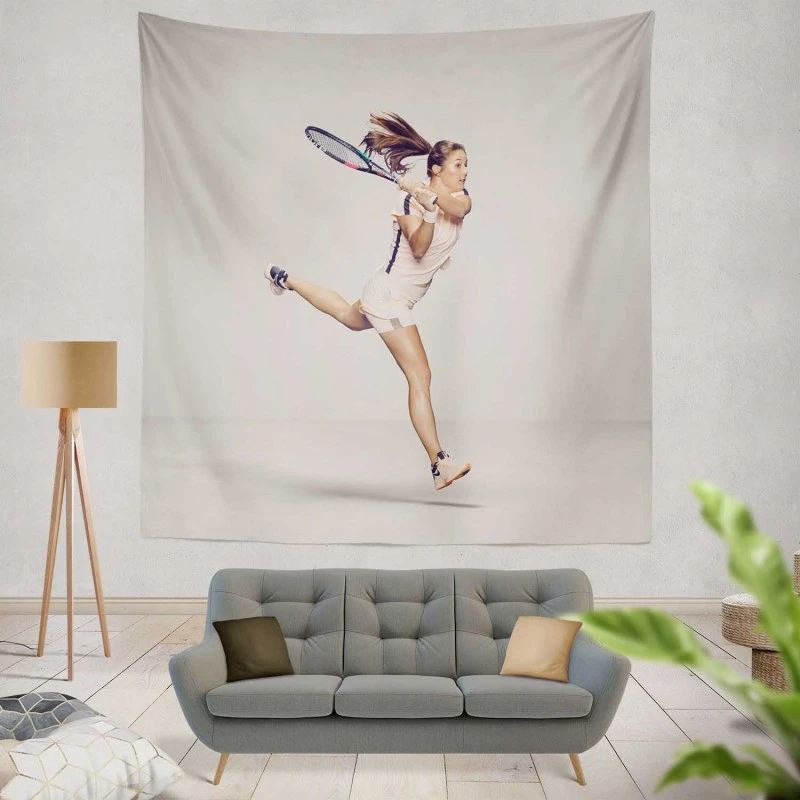 Russian Popular Tennis Player Daria Kasatkina Tapestry