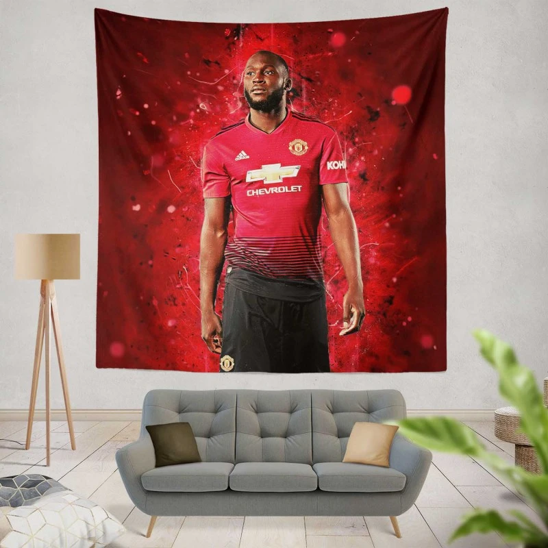 Romelu Menama Lukaku Bolingoli Tapestry