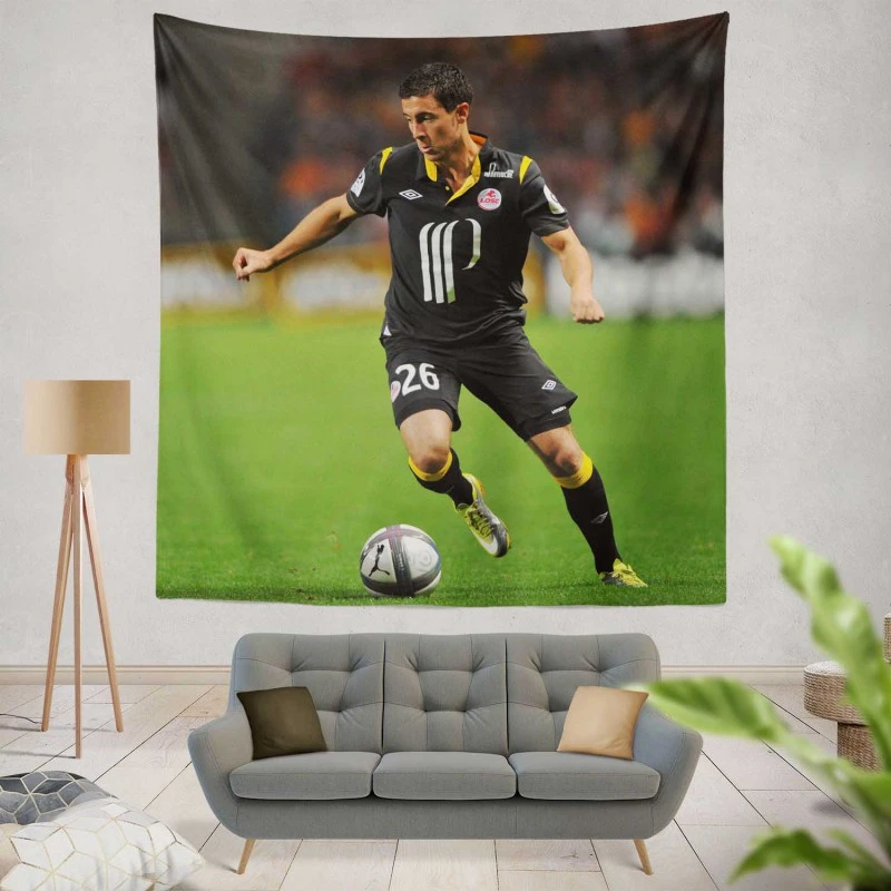 Eden Hazard LOSC LILLE Football Player Tapestry