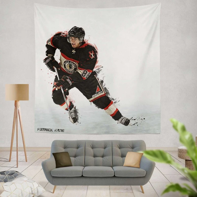 Excellent NHL Hockey Player Patrick Kane Tapestry