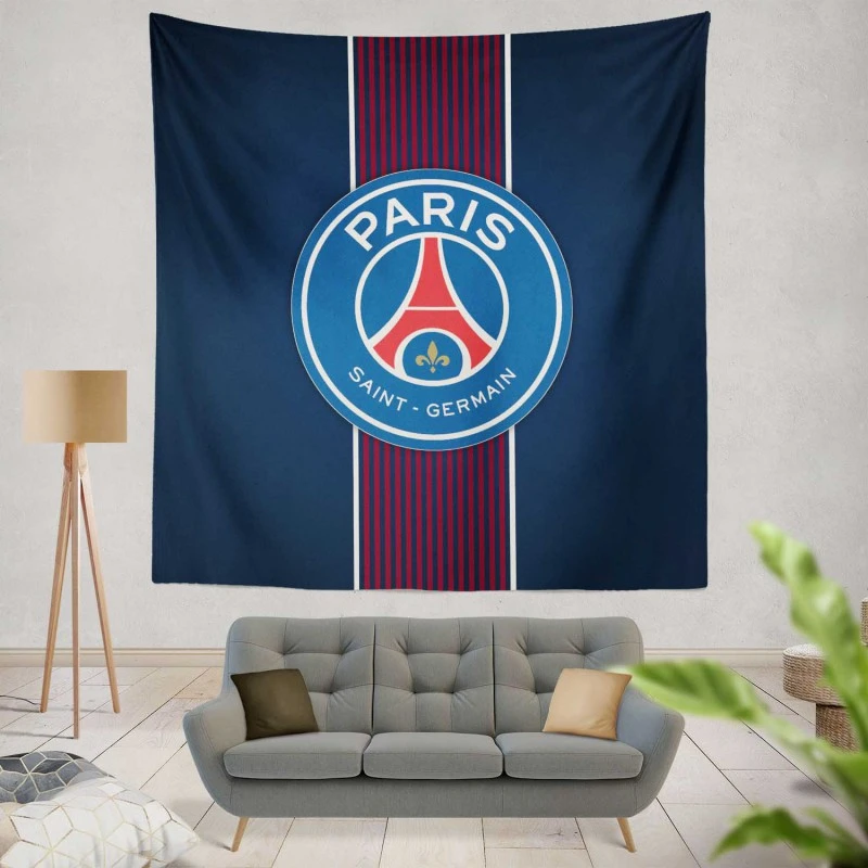 Paris Saint Germain FC Euro Football Club Tapestry