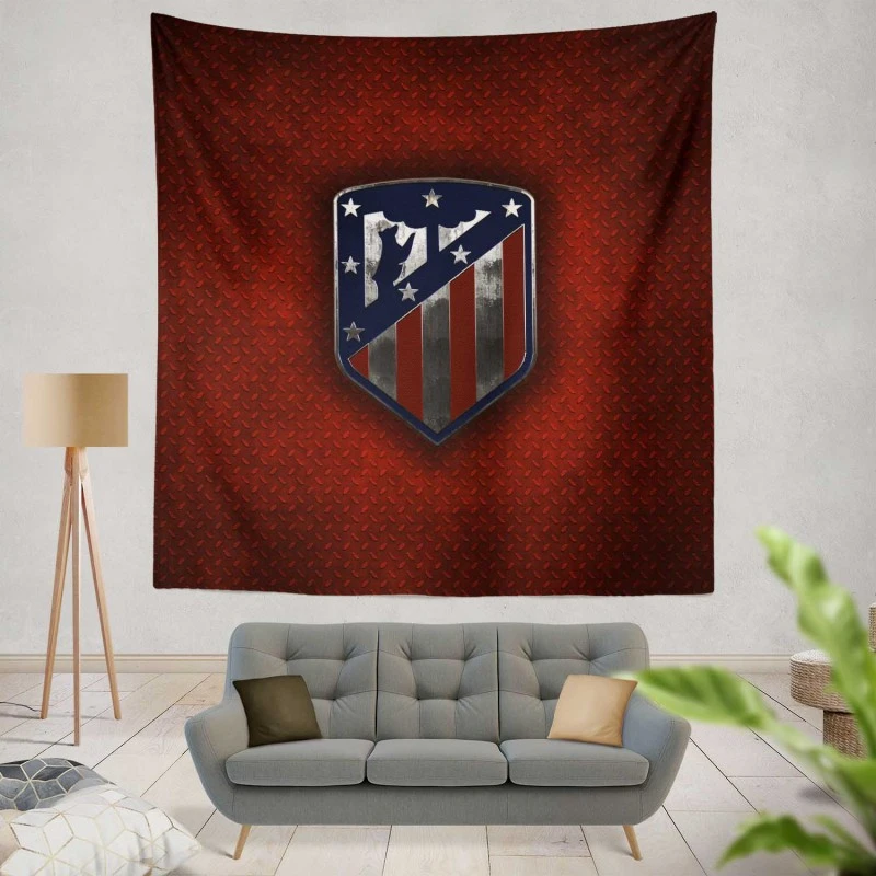 Atletico de Madrid Energetic Football Club Tapestry
