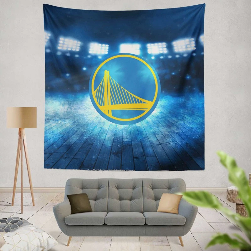 Excellent NBA Basketball Team Golden State Warriors Tapestry