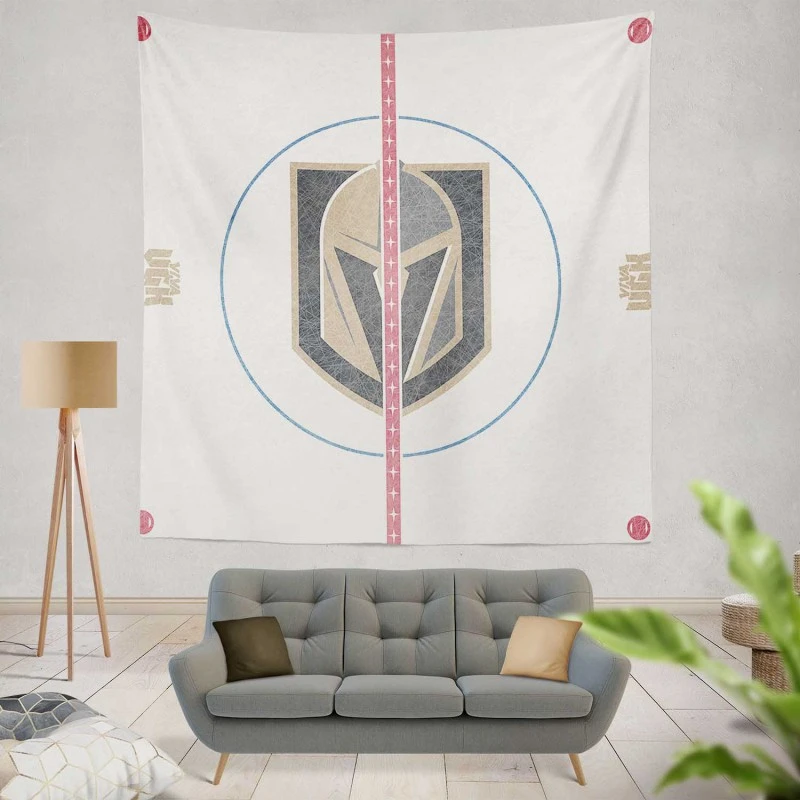 Popular NHL Team Vegas Golden Knights Tapestry