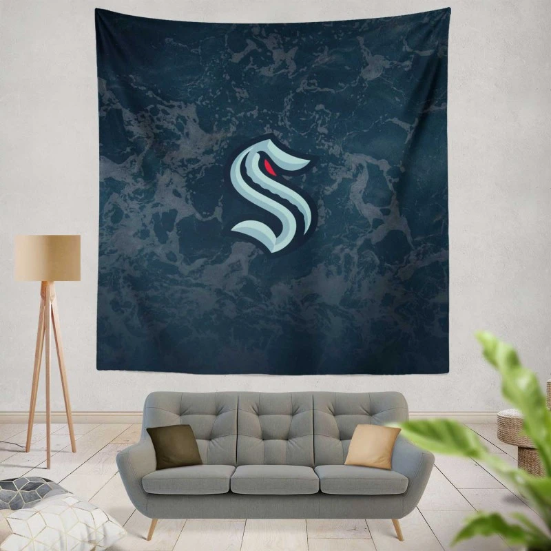 Seattle Kraken NHL Hockey Club Tapestry