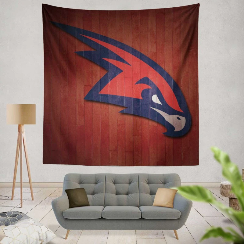 Atlanta Hawks Exciting Basketball team Tapestry