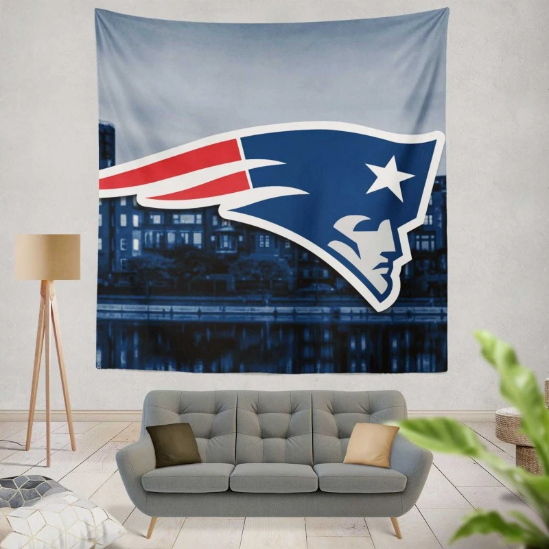 New England Patriots Popular NFL Football Team Tapestry