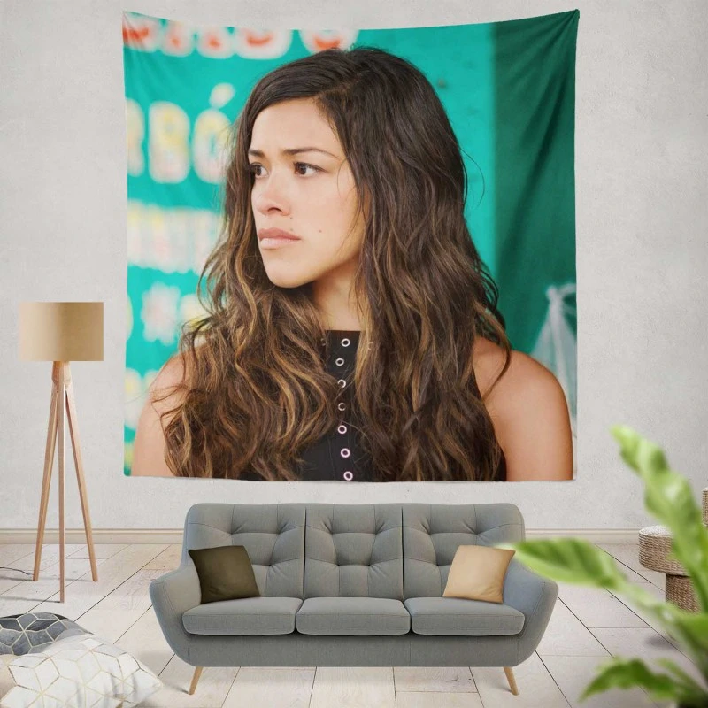 Gina Rodriguez in Miss Bala Movie Tapestry
