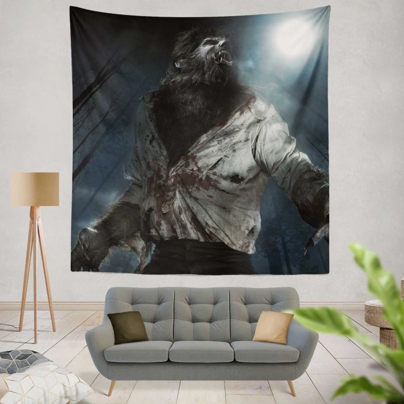The Wolfman Movie Wall Hanging Tapestry
