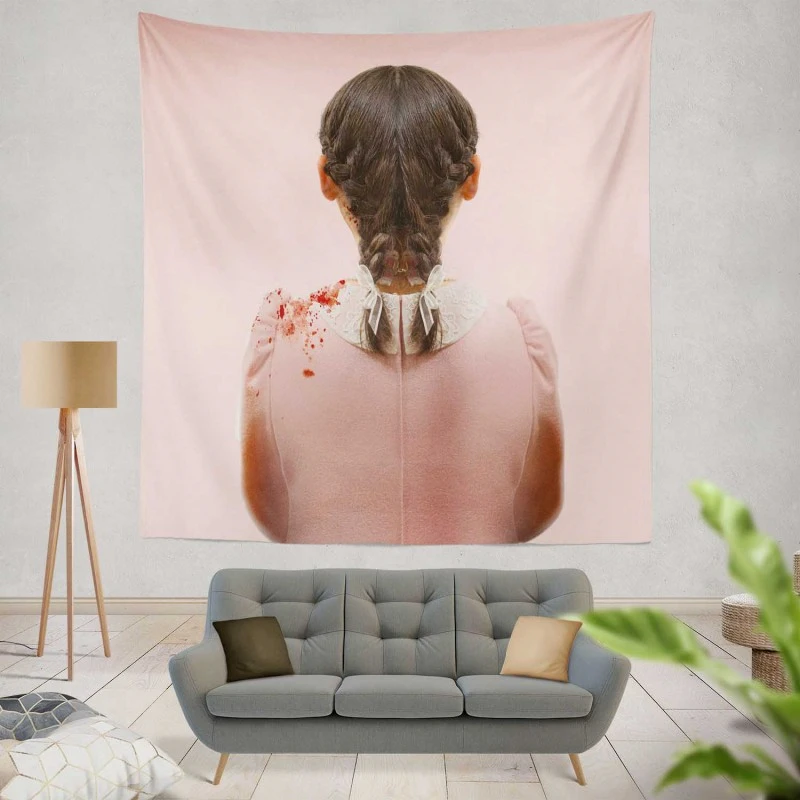 Orphan First Kill Movie Isabelle Fuhrman Wall Hanging Tapestry
