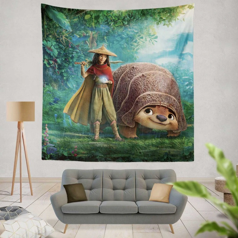 Raya and the Last Dragon Movie Wall Hanging Tapestry