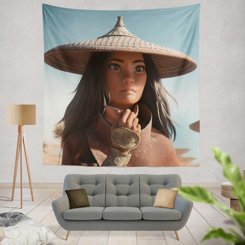 Raya and the Last Dragon Animation Movie Wall Hanging Tapestry
