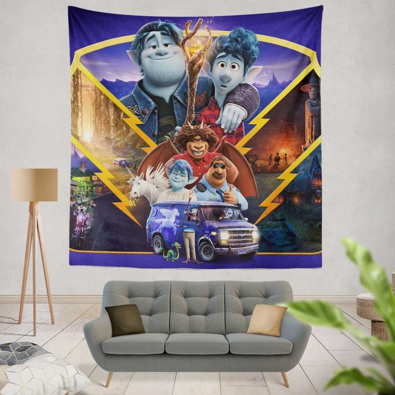 Onward Movie Wall Hanging Tapestry
