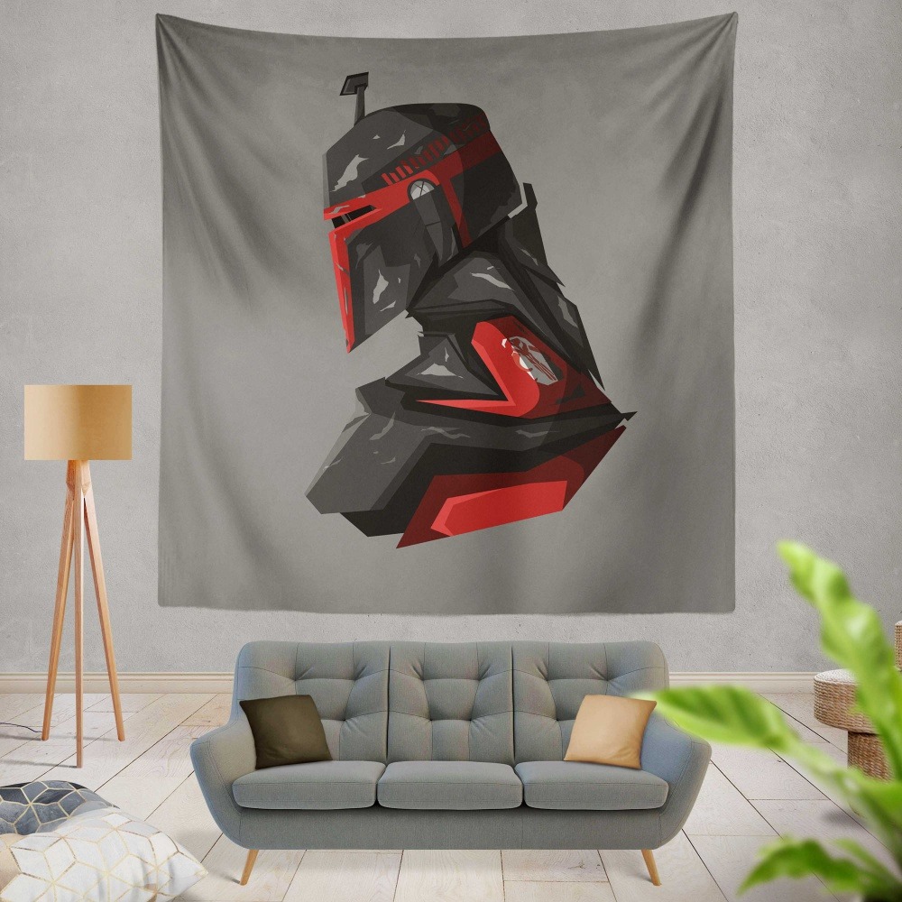 Star Wars Movie Boba Fett Jeremy Bulloch Wall Hanging Tapestry