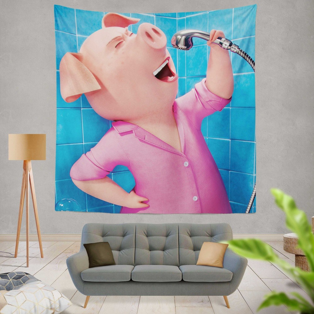 Sing Movie Rosita Wall Hanging Tapestry