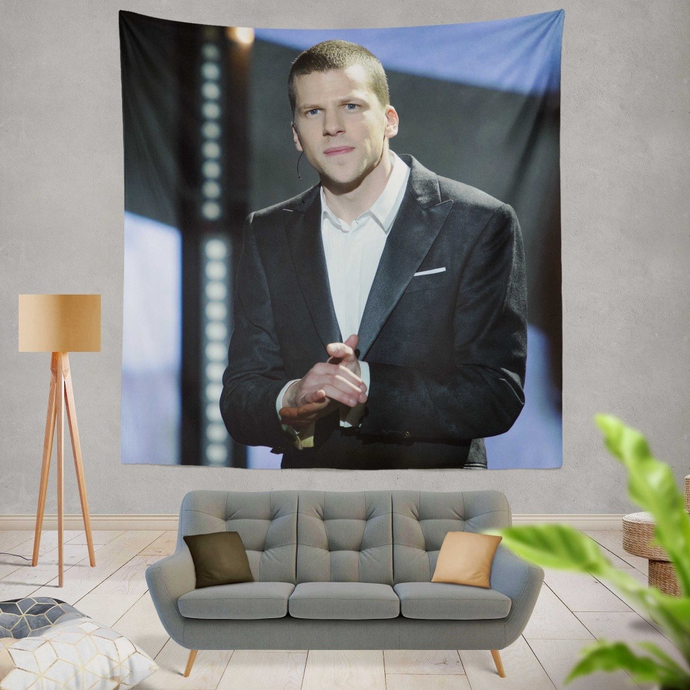 Now You See Me 2 Movie J Daniel Atlas Jesse Eisenberg Wall Hanging Tapestry