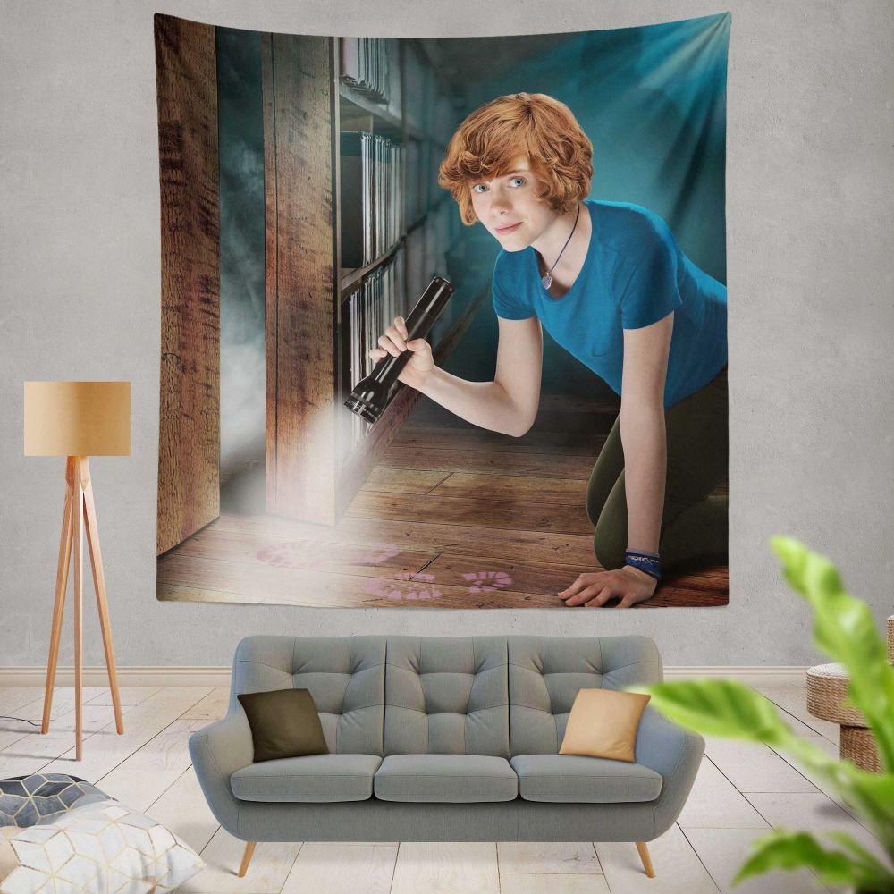 Nancy Drew and the Hidden Staircase Movie Sophia Lillis Wall Hanging Tapestry
