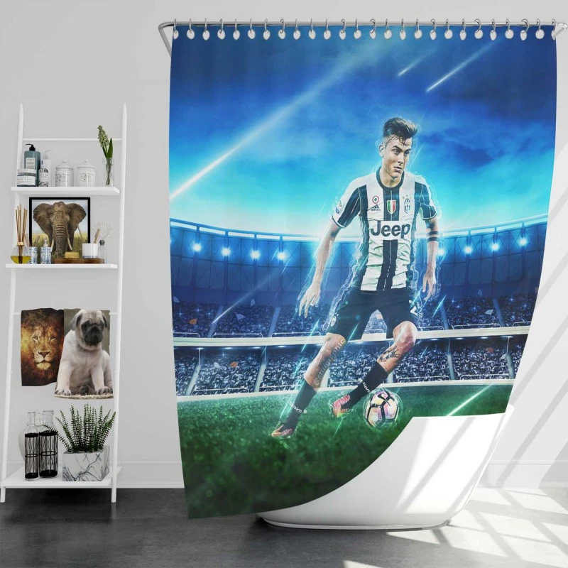 Hardy Football Player Paulo Bruno Dybala Shower Curtain