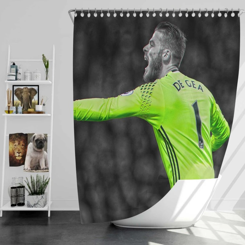 David De Gea Classic Manchester United Football Player Shower Curtain