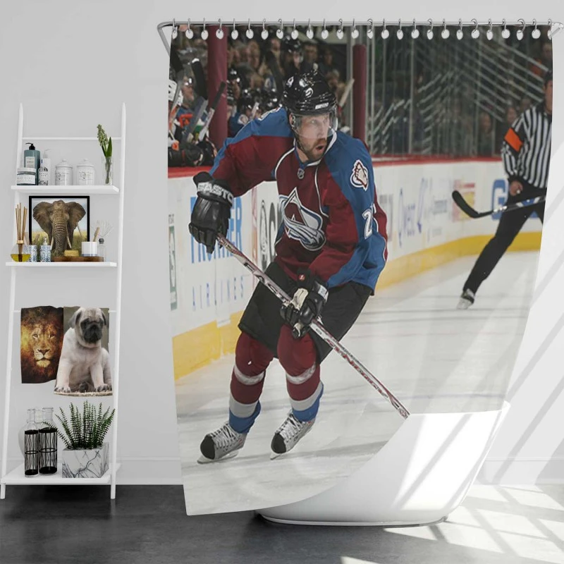 Peter Forsberg Excellent Nhl Hockey Player Shower Curtain