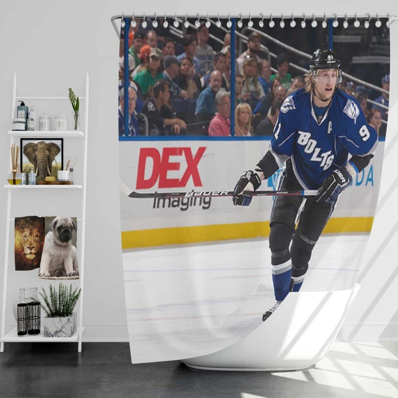 Professional Nhl Hockey Player Steven Stamkos Shower Curtain