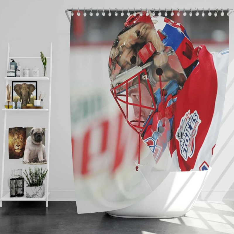 Jaroslav Halak Professional Nhl Hockey Player Shower Curtain