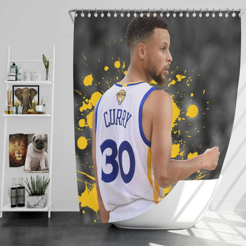 Promising Nba Stephen Curry Shower Curtain