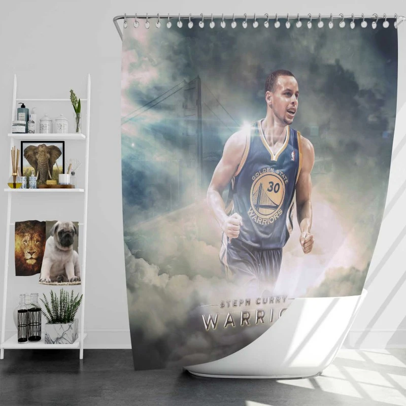 Stephen Curry Nba Championships Shower Curtain