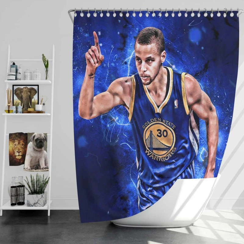 Stephen Curry Professional Nba Shower Curtain