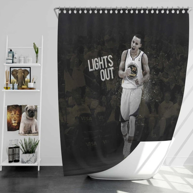 Popular Nba Stephen Curry Shower Curtain