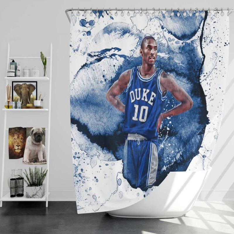 Classic Nba Basketball Player Kobe Bryant Shower Curtain