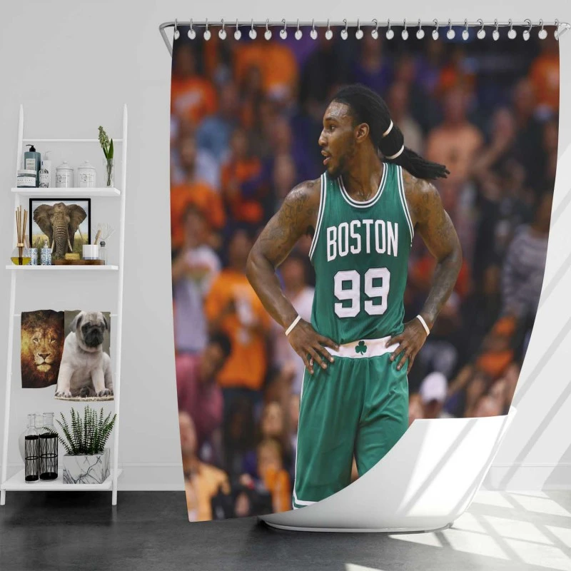 Jae Crowder Professional Nba Basketball Player Shower Curtain