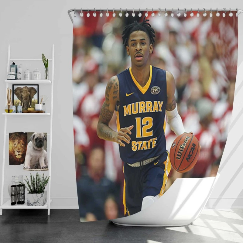 Ja Morant Popular Nba Basketball Player Shower Curtain