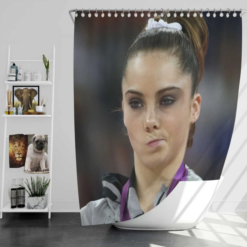 Mckayla Maroney Popular American Gymnastic Player Shower Curtain