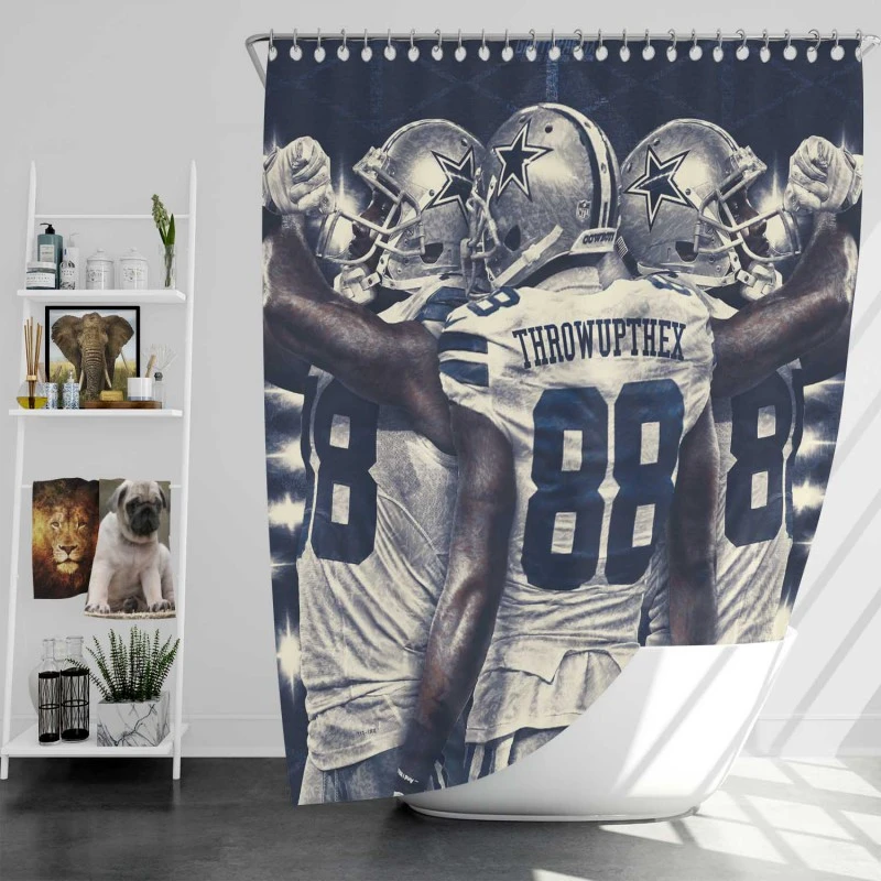 Dez Bryant Exellelant Nfl American Football Player Shower Curtain
