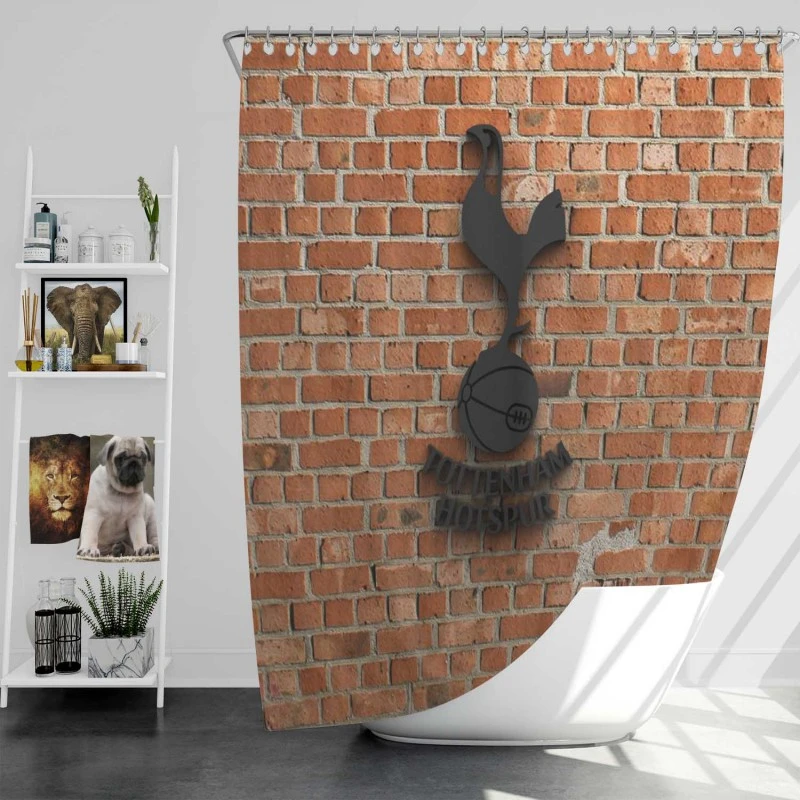 Strong English Club Tottenham Hotspur Fc Shower Curtain