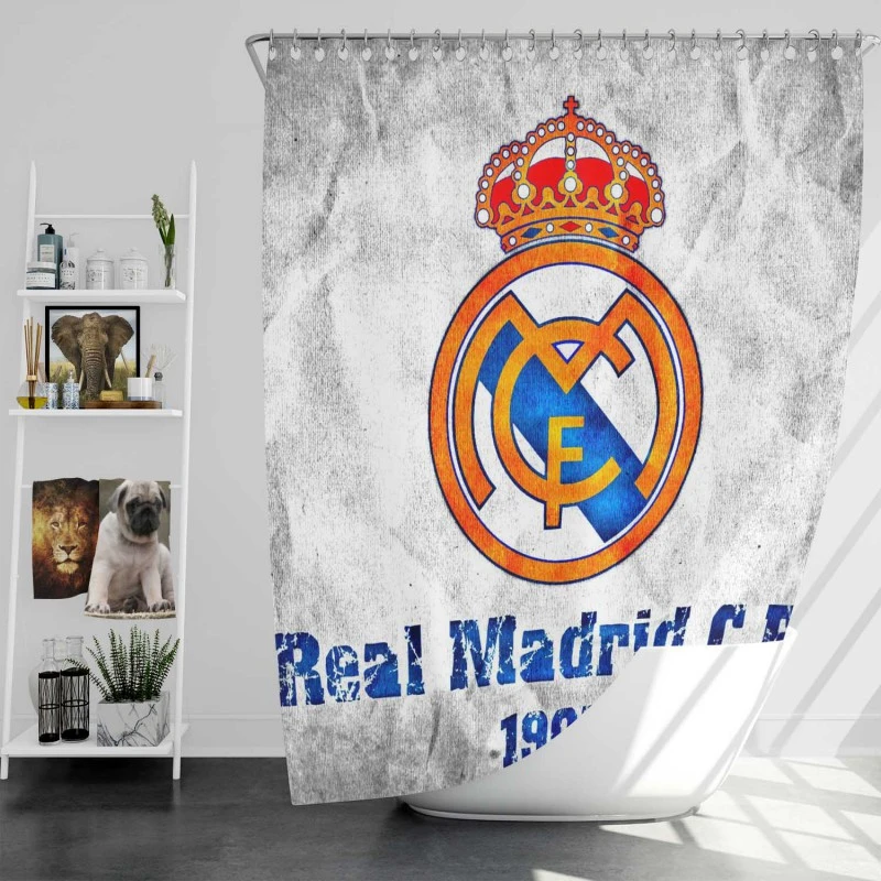Real Madrid Cf Champions League Shower Curtain