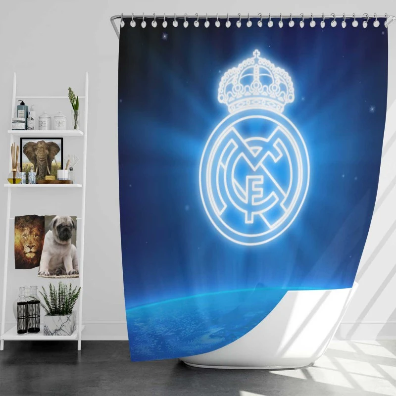 Extraordinary Football Club Real Madrid Cf Shower Curtain