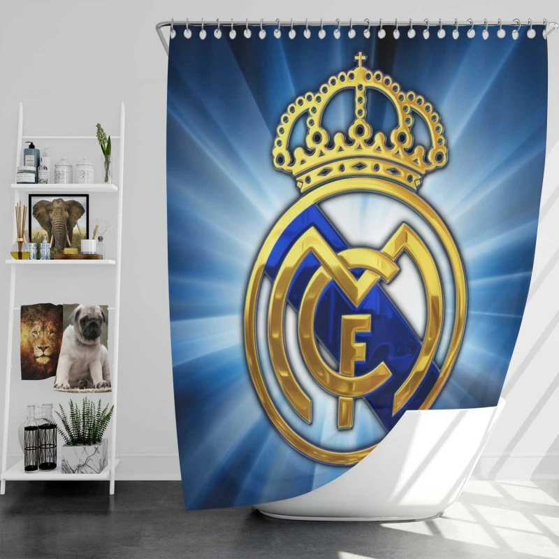 Real Madrid Cf Club Shower Curtain