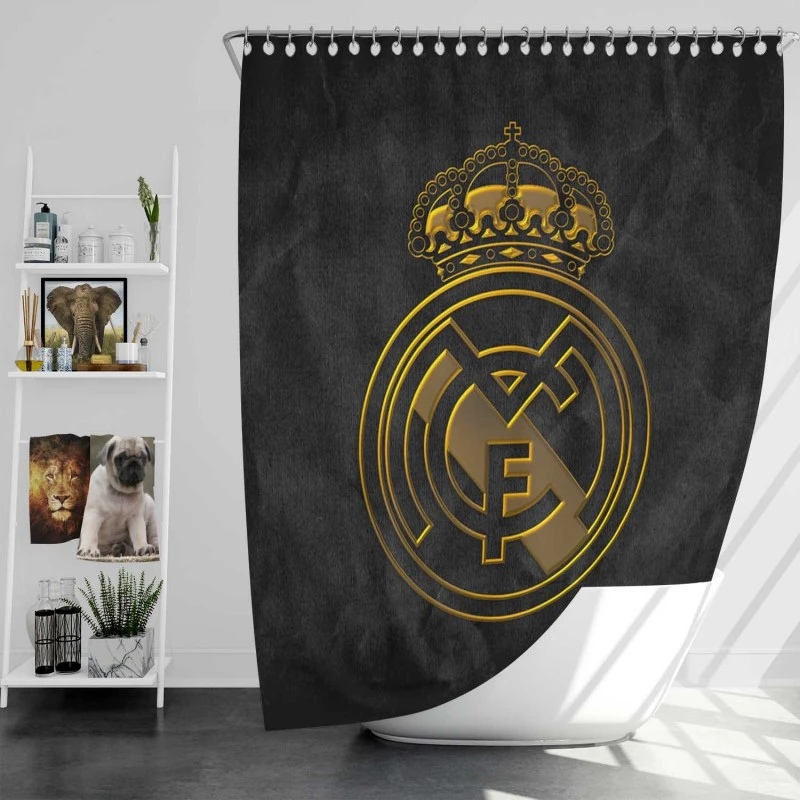 Real Madrid Cf Copa Del Rey Soccer Club Shower Curtain