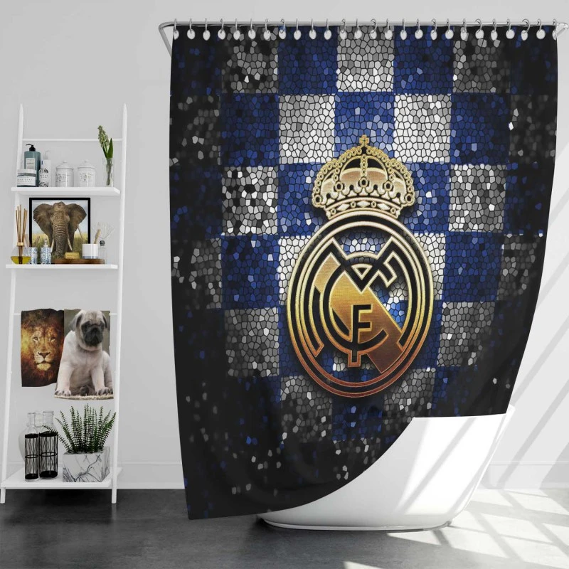Super Copa De Espana Club Real Madrid Cf Shower Curtain