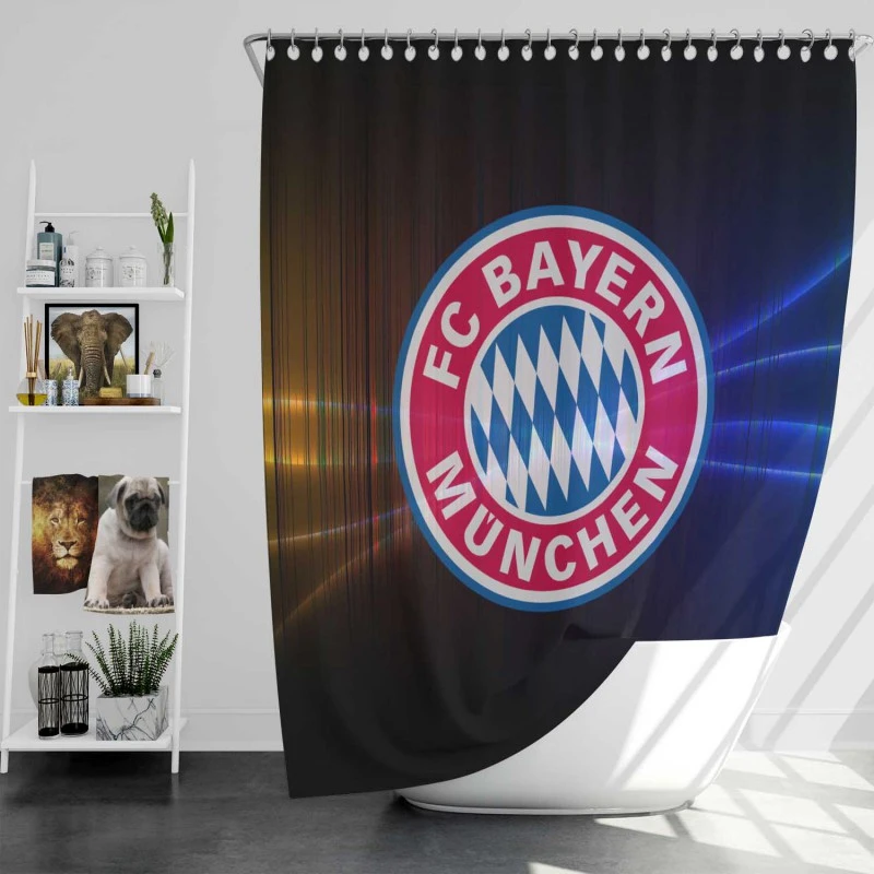 Excellent Soccer Club Fc Bayern Munich Shower Curtain