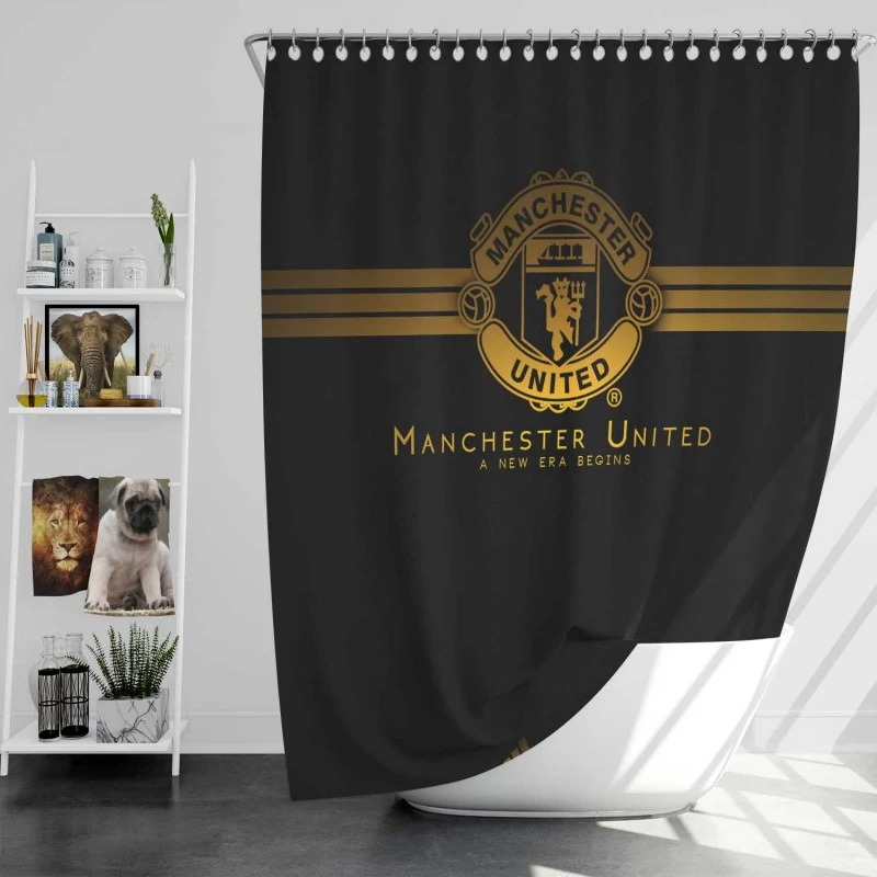 Strong Football Club Manchester United Fc Shower Curtain
