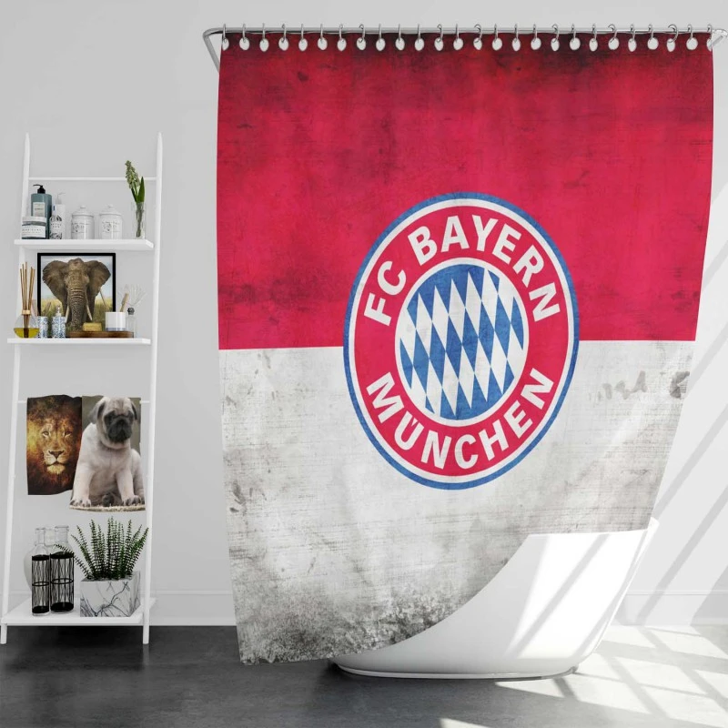 Fc Bayern Munich Uefa Champions League Club Shower Curtain