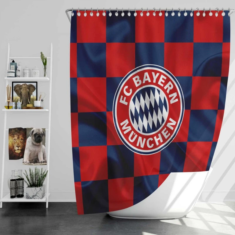 Classic Football Team Fc Bayern Munich Shower Curtain