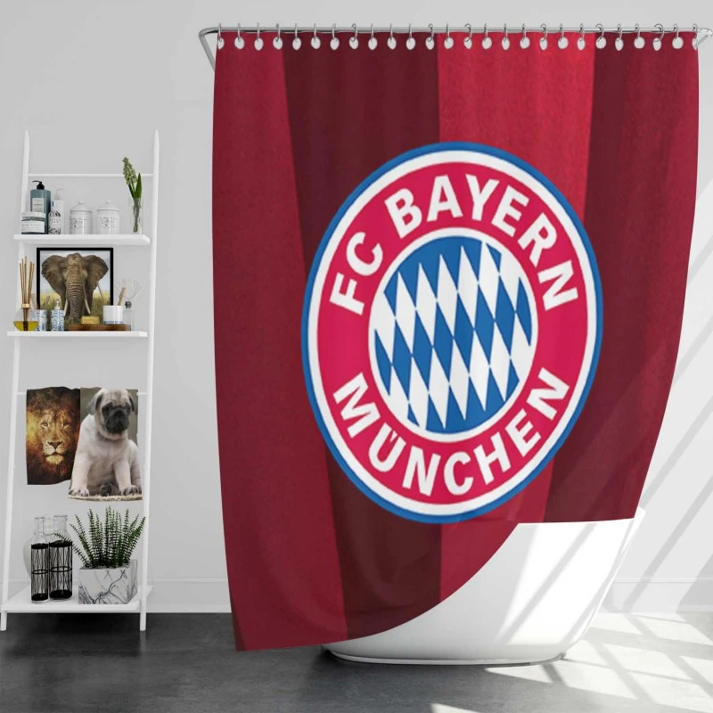 Fc Bayern Munich Professional Football Club Shower Curtain