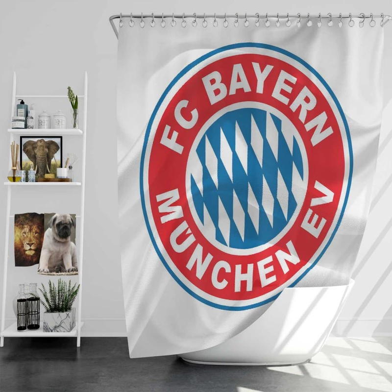 Fc Bayern Munich German Football Club Shower Curtain