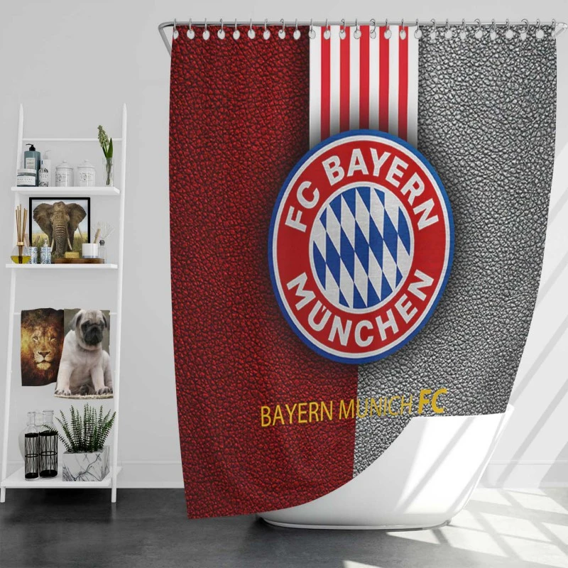 Fc Bayern Munich Popular Soccer Team Shower Curtain