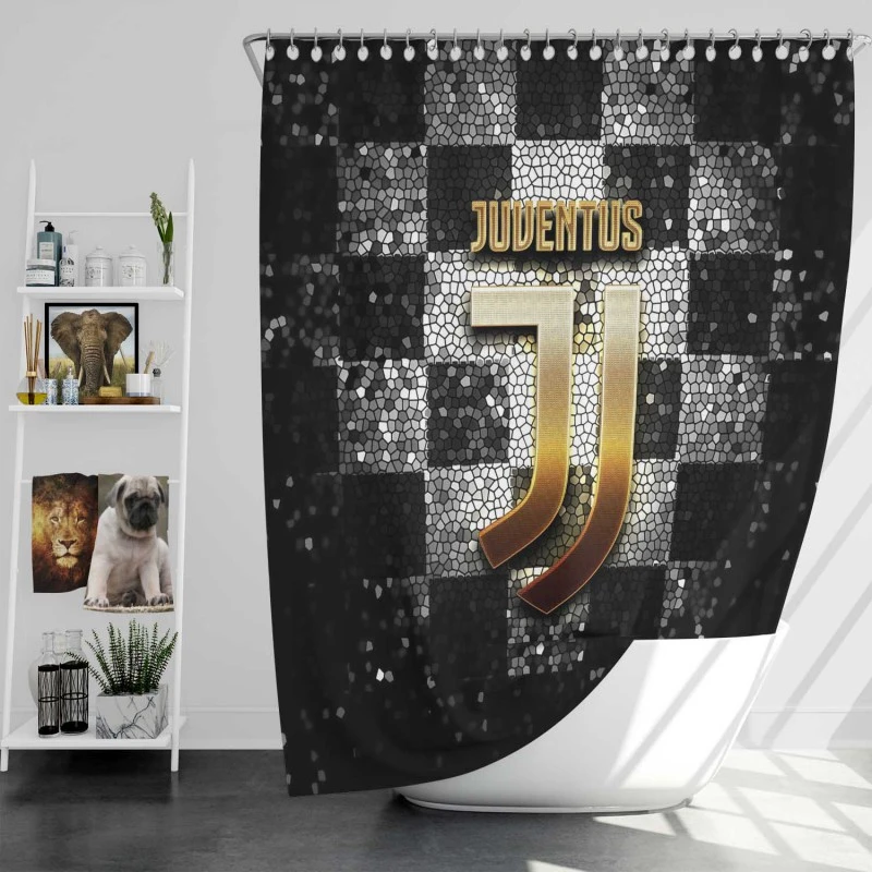 Excellent Football Club Juventus Fc Shower Curtain
