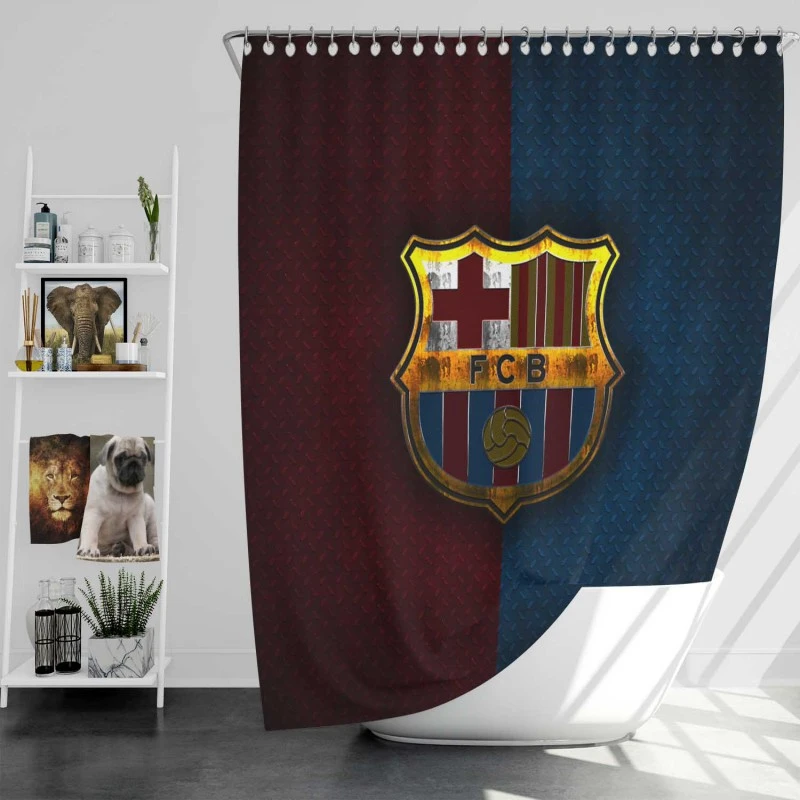 Fc Barcelona Excellent Spanish Football Club Shower Curtain